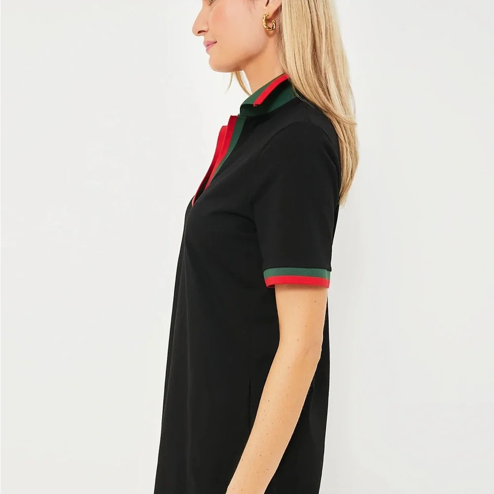 TUCKERNUCK Black Hutton Polo Dress Small - Picture 4 of 14